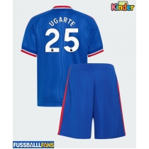 Manchester United Manuel Ugarte #25 Auswärts Trikotsatz Kinder 2026-27 Kurzarm (+ Kurze Hosen)